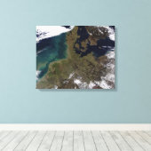 Toile Europe du Nord-Ouest (Insitu (Plancher de Bois))
