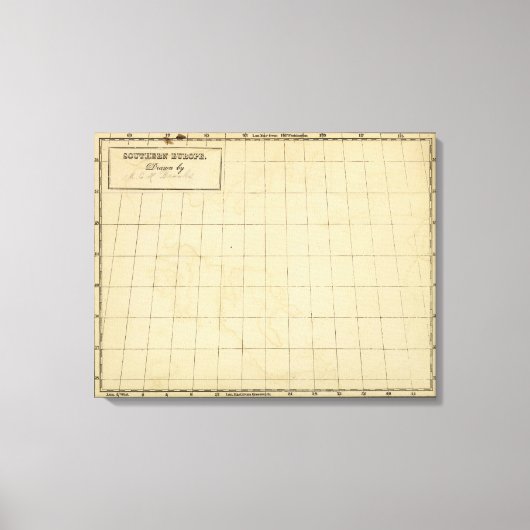 Toile Europe du Sud (Recto)