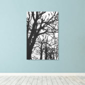 Toile Europe, France, Paris. Les arbres d'hiver, Marco (Insitu (Plancher de Bois))