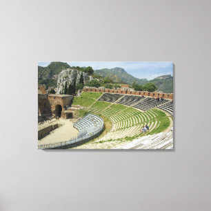 Toile Europe, Italie, Sicile, Taormine. 3ème siècle