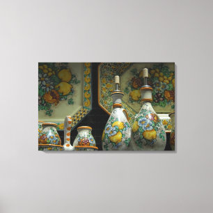 Toile Europe, Italie, Sicile, Taormine. Traditionnel 5