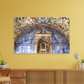 Toile Europe, Portugal, Obidos. Architecture colorée (Insitu(Salon))