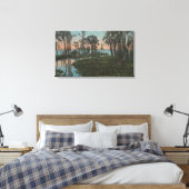 Toile Eustis, Floride - Vue sur le canal de Swampy (Insitu(Chambre))