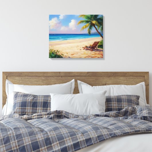 Toile Évasion de plage (Insitu(Chambre))