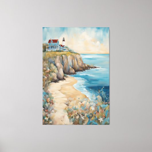 Toile Évasion du phare de la falaise (Recto)