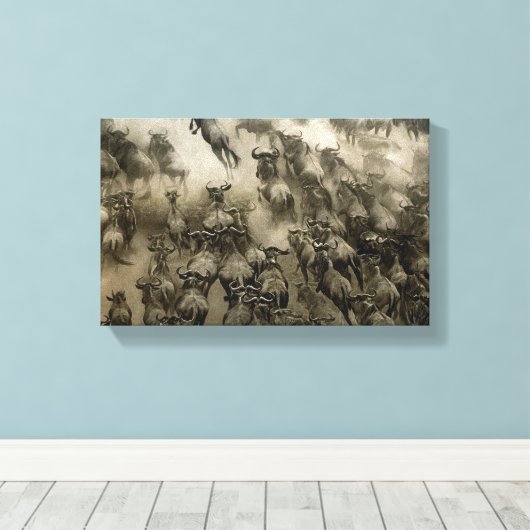 Toile Évasion réelle (Insitu (Plancher de Bois))