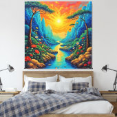 Toile Évasion vers la nature Art Design (Insitu(Chambre))