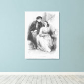 Toile Eve et David Sechard (Insitu (Plancher de Bois))