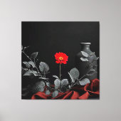 Toile Éveil rouge gras (Recto)
