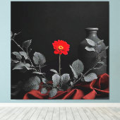 Toile Éveil rouge gras (Insitu (Plancher de Bois))