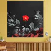 Toile Éveil rouge gras (Insitu(Salon))