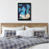 Toile Evelyn Blue (Insitu(Chambre))