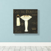 Toile Évier vintage et serviette (Insitu (Plancher de Bois))