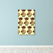 Toile EVIL DORA DOLL, hantée poupée produit effrayant ar (Insitu (Plancher de Bois))