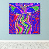 Toile Évolution de la Transcendance (Insitu (Plancher de Bois))