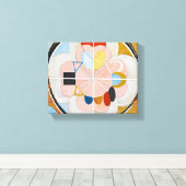 Toile Evolution No.13 par Hilma af Klint (Insitu (Plancher de Bois))