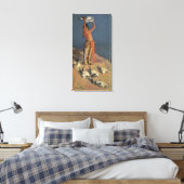 Toile Évoquer le retour du Bison par Frederic Remington (Insitu(Chambre))