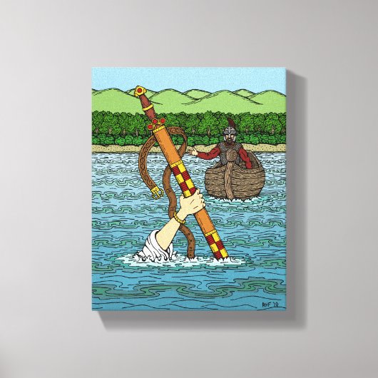 Toile Excalibur et Arthur (Recto)