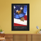 Toile Excellence : Citation inspirante (Insitu(Salon))