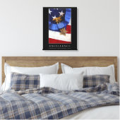 Toile Excellence : Citation inspirante (Insitu(Chambre))