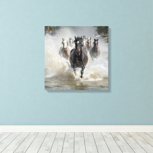 Toile Exécution libre (Insitu (Plancher de Bois))