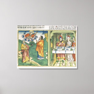 Toile Exode 8 1-15 les sept pestes de l'Egypte : Moïse