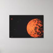 Toile Exoplanet Ucf-1.01 Orbitant Une Étoile Appelée Gj  (Recto)