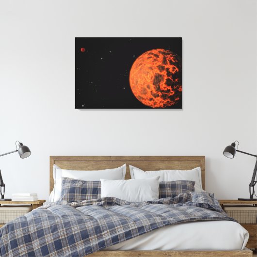 Toile Exoplanet Ucf-1.01 Orbitant Une Étoile Appelée Gj  (Insitu(Chambre))