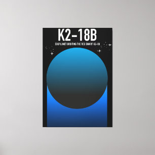 Toile exoplanète K2-18b