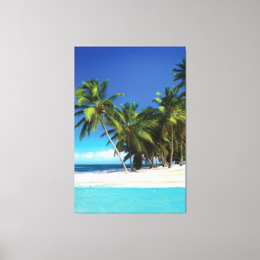 Toile Exotic beach throw pillow (Recto)