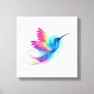 Toile Exotic Rainbow Hummingbird
