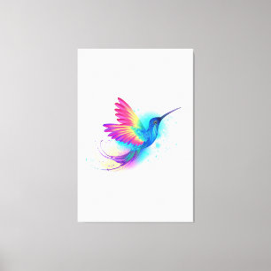 Toile Exotic Rainbow Hummingbird