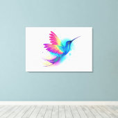 Toile Exotic Rainbow Hummingbird (Insitu (Plancher de Bois))