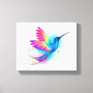 Toile Exotic Rainbow Hummingbird
