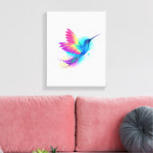 Toile Exotic Rainbow Hummingbird (Insitu(Salon))