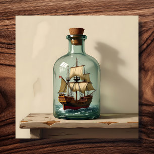 Toile Expédier dans une bouteille