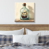 Toile Expédier dans une bouteille (Insitu(Chambre))