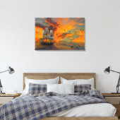 Toile Expédition au coucher du soleil (Insitu(Chambre))