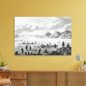 Toile Expédition passant par Point Lata sur (Insitu(Salon))