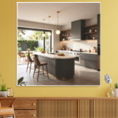 Toile Expérience de repas sur une terrasse de luxe (Insitu(Salon))