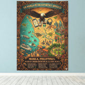 Toile Expérience du Metro Manila (Insitu (Plancher de Bois))