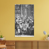 Toile Expérience électrique faite sur un homme (Insitu(Salon))