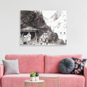 Toile Exploitation minière d'or et d'argent (Insitu(Salon))