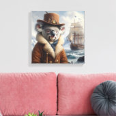 Toile Explorateur Arctique Koala (Insitu(Salon))