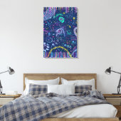 Toile Explorateur audacieux : maximalisme abstrait (Insitu(Chambre))