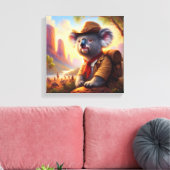 Toile Explorateur Koala (Insitu(Salon))