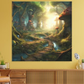 Toile Exploration de la forêt de champignons enchantés (Insitu(Salon))