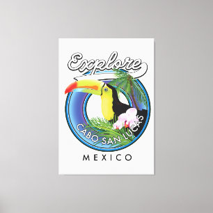 Toile explorer cabo san lucas mexique patch de voyage