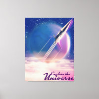Explorer l'affiche de l'espace Vintage Universe