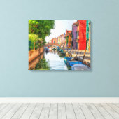 Toile Explorez le charme vibrant de Burano (Insitu (Plancher de Bois))
